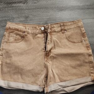 Tan women's shorts